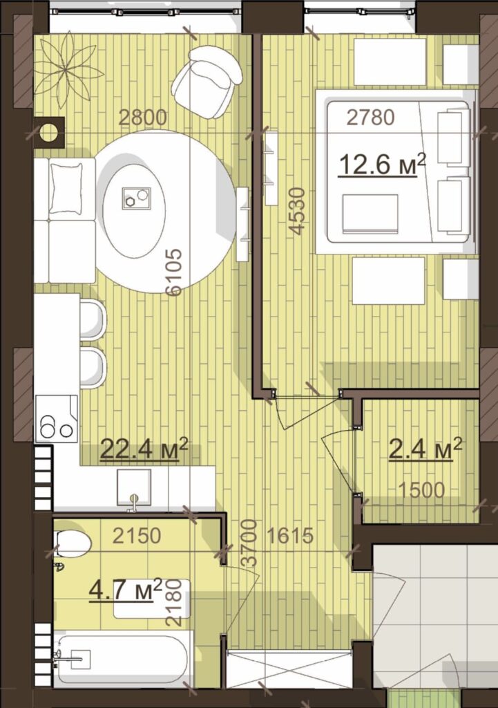 1 кім-а від 900 у.о.
